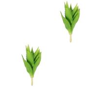 YARNOW 2 Pz Piante grasse simulate Ghirlanda Piccole Piante finte Decorazione Felce Artificiale al Chiuso Finestra Piante Artificiali Fake Plants pianta Finta Piante False plastica Green