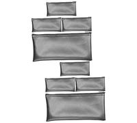 YARNOW 2 Set Borsa Per Il Microfono A Prova Di Polvere Sacca Microfono Custodia Porta Microfono Gioco Portatile Sacchi Di Custodie Microfoniche Custodia Per Microfono Pu Nero 4 Pezzi*2