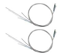 YARNOW 2 Set Corde per Violoncello in Acciaio, per Studenti e | Tensione Stabile, Riduce Rumore Dell'arco e Scivolamento, Superficie Liscia e Lucidata, Argento