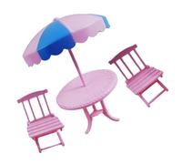 YARNOW 2 Set Giocattoli da spiaggia e sedia arredamento per la casa posto sulla spiaggia accessorio piccolo arredamento sedia da tavolo piccolo di sedia addominali