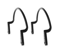 YARNOW 2 Set Kit di Supporti Angolari per Tasche da Biliardo in Lega di Alluminio Nero, Installazione Rapida e Compatibilità per Tavoli da Gioco Indoor e Sale Giochi