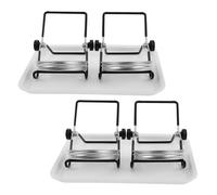 YARNOW 2 Set Kit Germogliatore per Barattoli a Bocca Larga Doppio con Coperchi in Acciaio Resistente Vassoio e Supporto per Coltivazione Semi Indoor Controllo umidità e Design Anti-Goccia