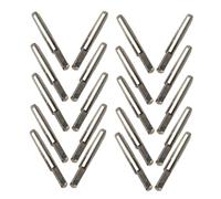 YARNOW 20 Pezzi chiodi di fissaggio a lira piroli per accordare la chitarra acustica Tuning Pegs accessorio per strumenti musicali dell'arpa della lira fissaggio per lira Metallo