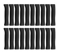 YARNOW 20 Pezzi Fodero Protettivo per Lama , Coprilama per Accetta, Plastico Nero, per Lame 5-7 Cm/2-2,7" e Spessore 0,3cm, per Escursioni e Campeggio