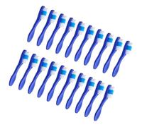 YARNOW 20 Pezzi Spazzolini da Denti Mini Manico Corto Antiself per Carcere, Spazzolino da Denti Compatto e Sicuro per Detenuti, Accessori per Igiene Orale in Strutture Penitenziarie