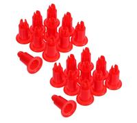 YARNOW 20 Pezzi Supporto della Bilancia Elettronica in Plastica Rossa, Protezione da Urti e Stabilità Migliorata per Piatti da Bilancia da Cucina Fino a 30 Kg