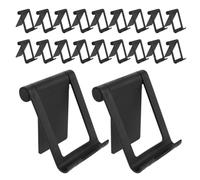 YARNOW 20 pezzi Supporto portatile per telefono e tablet - Supporto pieghevole da scrivania per dispositivi mobili - Salvaspazio per ufficio, cucina, perfetto per smartphone