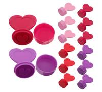 YARNOW 20 Pezzi Timbri a Forma di Cuore per Bambini e Ragazze con Inchiostro per Scrapbooking, Feste a Tema e Registri Personalizzati