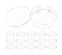 YARNOW 20 Piastre di Petri in Plastica con Coperchio per Coltura Cellulare e Ingegneria dei Tessuti Design Pratico per Esperimenti Scientifici in Laboratorio