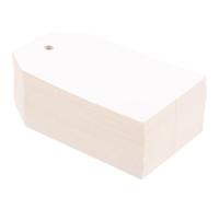 YARNOW 200 Pezzi Etichette Bianche in Carta Stampabile Robuste e Resistenti 7x4 Cm per Scrivere Liste di Imballaggio e Feste di Matrimonio