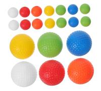 YARNOW 22 Palline da Allenamento Golf Indoor Palle Cave Non Porose Leggere e Morbide per Pratica Sicura in Casa, Colori Casuali, Set per Esercizi Swing e Giochi Sportivi Colore Casuale