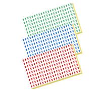 YARNOW 240 Pezzi Etichette Applicazione Versatile e Compatta Sintetica Adesive Piccole per Indicazioni di e Ufficio