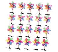 YARNOW 24pezzi Fermagli Per Forma Di Girandola Accessori Colorati Per Donne e Ragazze Per Festività e Occasioni Speciali Decorazioni Pratiche e Comode Per Acconciature Quotidiane