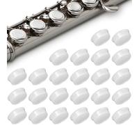 YARNOW 25 Pezzi Copritasti per Flauto in Silicone Trasparente, Tappi per Fori Aperti, Accessori per Strumenti a Fiato, per Principianti e Riparazioni Flauto Traversiere