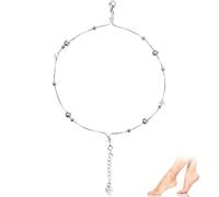 YARNOW 2pezzi Bracciali Alla Caviglia Per Donne Bracciale Catena Braccialetto Stella Cavigliere d Regolabile Donna Adolescenza