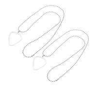 YARNOW 2pezzi Ciondolo Porta Plettri per Chitarra Forma di Cuore Trasparente Scatola Espositiva Accessorio Musicale per Uomo e Donna Amante della Chitarra Festa e Concerto