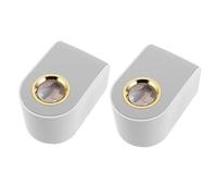 YARNOW 2pezzi Distributore Automatico di Dentifricio Supporto Ventosa da Parete da Bagno Completo senza Sforzo per Ragazzo Ragazza e Adulti Organizer per Accessori da Bagno