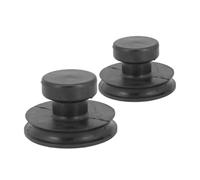 YARNOW 2pezzi Maniglie in Gomma Per Sollevare Singing Bowl Strumenti Con Aspirazione Forte e Protezione Antigraffio Per Ciotole Tibetane Facili Da Usare Adatti Appassionati Di Buddhismo