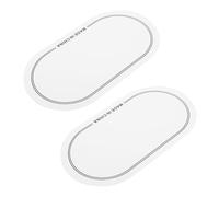 YARNOW 2pezzi Pads Protezione Batteria Rinforzati Per Grancassa Cushion Antiusura Per Doppi Pedali Accessori Batteria Per Estendere Durata e Migliorare Suono