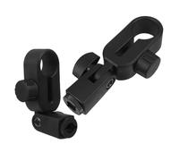 YARNOW 2Pezzi Plastic Microphone Clip Holders Lightweight Mic Clamps For Hands Use Compatible With Levitt Easy To Install And Versatile For Various Events