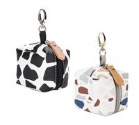 YARNOW 2pezzi Porta Ciuccio in Custodia Per Ciuccio Per Ragazza Borsa Portaoggetti Per Tettarelle e Piccoli Snack