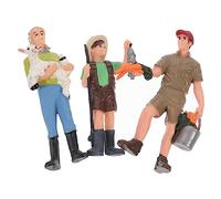 YARNOW 3 Miniature Human Models Figurine per Micro Accessori per Decorazioni Scene Miniature Stabilità e Portabilità per Case Miniatura e Layout Scene Micro