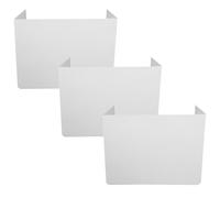 YARNOW 3 Pezzi Divisorio Privacy per Studenti in Plastica Bianca | Pannello Rimovibile, Blocca gli Sguardi, Superficie Liscia Lavabile, per Banchi, Lezioni Quotidiane e Studio
