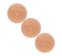 YARNOW 3 Pezzi Palline da Calcio Balilla per Giochi da Tavolo Palline Legno Resistenti per Calcio Balilla Accessori Compatti per Partite Indoor