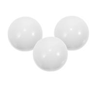 YARNOW 3 Pezzi Perle di Precisione Ruota della Roulette Ruota Rotante per Favore Perline della Ruota Perline per La Lavorazione Mini Ruote di Caster Perlina Rotonda Resina Bianca
