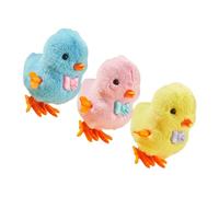 YARNOW 3 Pezzi Pollo a orologeria Il Pollo finisce ripieno del Cestino di Pasqua Il Pulcino Carica i Giocattoli alla rinfusa finisci Giocattoli per i più Piccoli Pollo Giocattolo Peluche