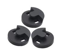 YARNOW 3 Pezzi Sordina Violoncello Silenziosa in Gomma Nera Muta Rotonda Tourte per Controllo Volume e Pratica Silenziosa Accessorio Strumenti Ad Installazione Facile