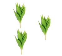 YARNOW 3 Pz Piante Grasse Simulate Piante Finte al Coperto Eucalipto Finto Ulivo Feng Shui Alto Se Stesso Casa Succulento Autunno Venni Decorazione Pianta Neutro Parete Green Plastica