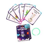 YARNOW 34 Carte Educative Pianeta Interattivo per Sviluppare Competenze Cognitive Flash Cards Colorate per Apprendimento
