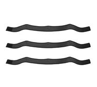 YARNOW 3pezzi Imbottitura Casco Antinfortunistica in Cotone e Pu Traspirante Fascia Regolabile per Caschetto Antinfortunistico Nero Leggero e Confortevole