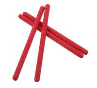 YARNOW 4 Bastoncini Ritmici in Legno per Claves Musicali Spirale Rosse Strumenti Percussioni Leggeri e Resistenti per Scuola e Giochi Educativi