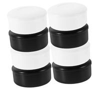 YARNOW 4 Paia scatola degli scacchi porta pietre degli scacchi vai a giocare custodia vai al barattolo del gioco fornitura di scacchi vai al contenitore degli scacchi plastica