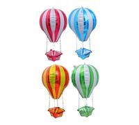 YARNOW 4 Palloncini 4 Pezzi in Pellicola di Alluminio a Forma di Pallone Aerostatico Eleganti per Decorazioni Festa Compleanno per Foto e Decorazioni Casa