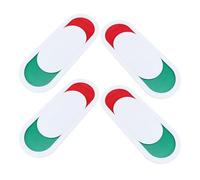 YARNOW 4 Pezzi Cartello Scorrevole di Privacy in Pmma Verde, Autoadesivo e Facile da Pulire, Indicatore Occupato/per Porta Bagno e Sala Conferenze