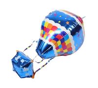 YARNOW 4 Pezzi Decorazione Della Mongolfiera Mini Mongolfiera Arredamento in Mongolfiera Giocattolo in Mongolfiera Decorazioni Per Shower Con Mongolfiere Foglio Di Alluminio