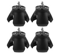 YARNOW 4 Pezzi di afferrapalline da Golf - Raccogli 3 Punte per la Schiena, Salva-Palline, Metti su un'impugnatura per Putter, per bomboniere per Feste di Sport con Palline da Golf e Tennis