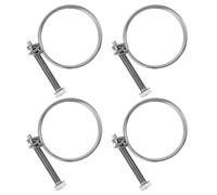 YARNOW 4 Pezzi Fascetta Stringitubo in Acciaio Inox 304 Regolabile 55-60 Mm