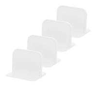 YARNOW 4 Pezzi Stabilizzatore per Box Base di Fissaggio Antiscivolo in Plastica Supporto a Ventosa per Recinto Bambini Accessori per Casa Clip Adesiva per Sicurezza