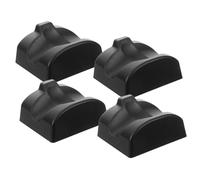 YARNOW 4 Pezzi Staffa Base Di Ocarina Stand In Piedi Ocarina Dell'uccello Canoro Mano Di Visualizzazione Del Supporto Ocarina Supporto Dell'ocarina Display Di Supporto Ocarina Abs Nero