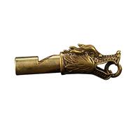 YARNOW 4 Pz fischio del rubinetto corda Doppio fischietti portachiavi kit arbitro di calcio fischio elettrico multi orso forte fischio fischietto d'emergenza portachiavi fischietto ottone