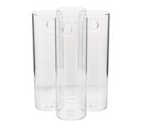 YARNOW 4 Set Di Portavasi Da Parete Per Fiori Vasi Da Fiori In Vetro Da Parete