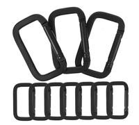 YARNOW 4 Set Di Pratiche Fibbie Quadrate Per Esterni Per Progetti Di Guinzagli Per Animali Domestici 10 Pezzi * 4