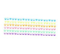 YARNOW 4 Set Giocattoli Ad Anello Di Plastica Compleanno Per Mignolo Accessori Ragazze Bomboniera Di Anelli Di Plastica Suona La Bambina Colore Casuale 100 Pezzi * 4