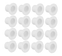 YARNOW 40 Pezzi Decora il mini cappello Creazione piccolo Natale ricamato cappelli da pupazzo di neve per l'artigianato cappelli artigianali più piccoli plastica bianca