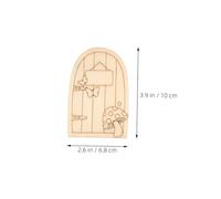 YARNOW 45 Fatata in Legno Non Verniciata per Giardino Miniatura Accessori Creativi per Casa delle Fate e Decorazioni per Mini Case
