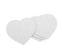 YARNOW 4fogli Puzzle Vuoti Colorare Disegnare Da Te Giocattolo Pratico Leggero Portatile Concentrazione Pazienza Problem Solving Artigianale Hobby Trattamento Termico